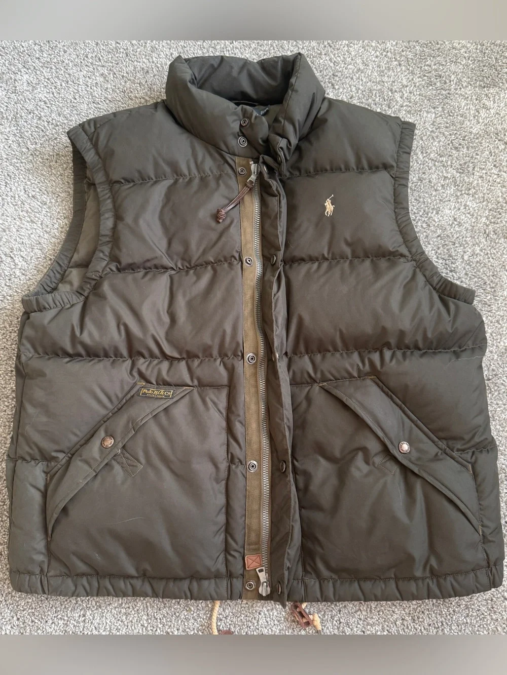 90s Polo Ralph Lauren VTG Puffer Down Vest Quilted XL